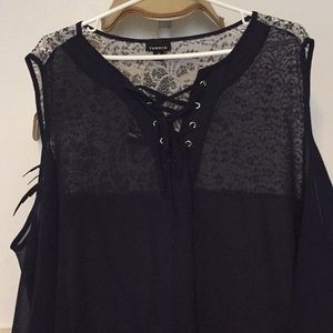 Cold shoulder blouse